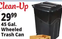 Ocean State Job Lot 45 Gallon Wheeled Trash Can offer