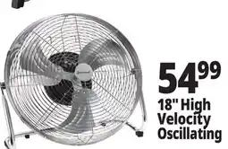 Ocean State Job Lot Penguin High Velocity Internal Oscillation Floor Fan 18 offer