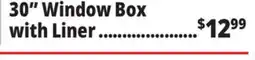 Ocean State Job Lot 30 Window Box with Liner offer