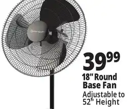 Ocean State Job Lot Penguin Adjustable Pedestal Fan 18 offer