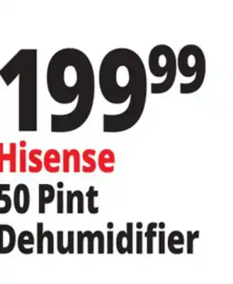 Ocean State Job Lot Hisense 50 Pint Dehumidifier offer
