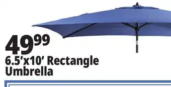 Ocean State Job Lot 6.5'x10' Rectangle Umbrella offer