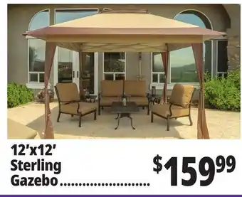 Ocean State Job Lot 12'x12' Sterling Gazebo offer