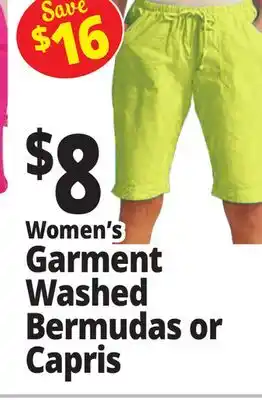 Ocean State Job Lot Women's Garment Bermudas or Capris offer
