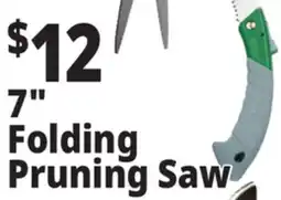 Ocean State Job Lot 7 Folding Pruning Saw offer