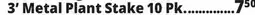 Ocean State Job Lot 3' Metal Plant Stake 10 Pk offer
