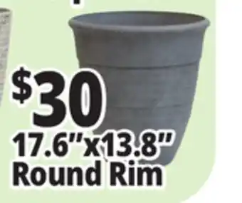 Ocean State Job Lot 17.6x13.8 Round Rim offer