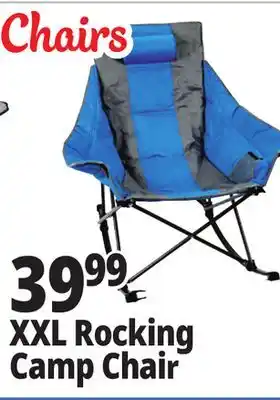 Ocean State Job Lot Rocking Camp Chair XXL offer