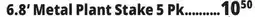 Ocean State Job Lot 6' Metal Plant Stake 5 Pk offer