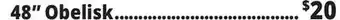 Ocean State Job Lot 48 Obelisk offer