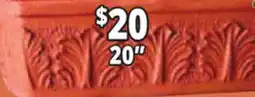 Ocean State Job Lot 20 Terracotta offer