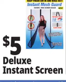 Ocean State Job Lot Deluxe Instant Screen offer