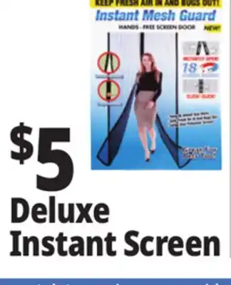 Ocean State Job Lot Deluxe Instant Screen offer