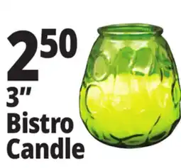 Ocean State Job Lot 3 Bistro Candle offer