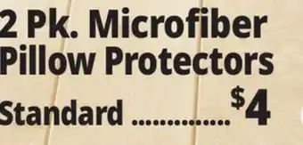 Ocean State Job Lot 2 Pk. Microfiber Standard Pillow Protectors offer