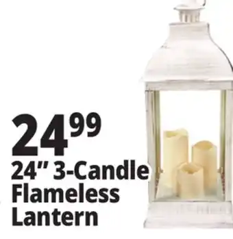Ocean State Job Lot 3-Candle Flameless Lantern offer