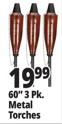 Ocean State Job Lot 60 3 Pk. Metal Torches offer