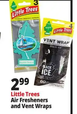Ocean State Job Lot Little Trees Air Fresheners and Vent Wraps offer
