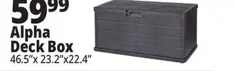 Ocean State Job Lot Alpha Deck Box offer
