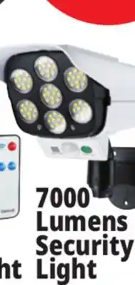 Ocean State Job Lot Solasa Spotlight 7000K LED Security Light with Remote Control offer