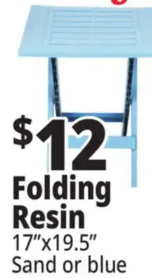 Ocean State Job Lot Folding Resin offer