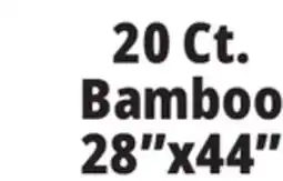 Ocean State Job Lot 20 Ct. Bamboo 28x44 offer