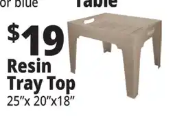 Ocean State Job Lot Resin Tray Top offer
