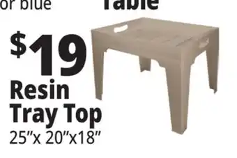 Ocean State Job Lot Resin Tray Top offer
