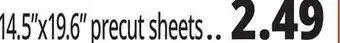 Ocean State Job Lot Baker's Choice Pre-Cut Parchment Paper 16 Sheets offer