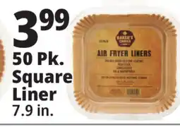 Ocean State Job Lot Baker's Choice Rectangle Air Fryer Liners 50 Count offer