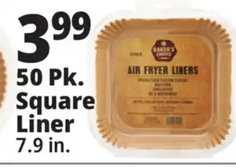 Ocean State Job Lot Baker's Choice Rectangle Air Fryer Liners 50 Count offer