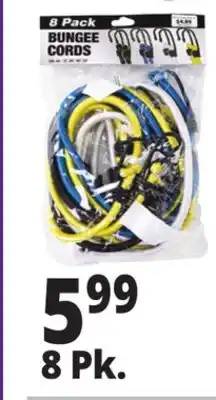 Ocean State Job Lot Assorted Bungee Cords 8 Piece offer