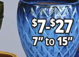 Ocean State Job Lot 7 to 15 Outdoor Glazed Ceramic Planters offer