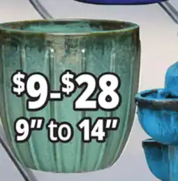 Ocean State Job Lot 9 to 14 Outdoor Glazed Ceramic Planter offer