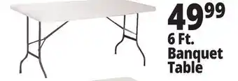 Ocean State Job Lot 6 Ft. Banquet Table offer