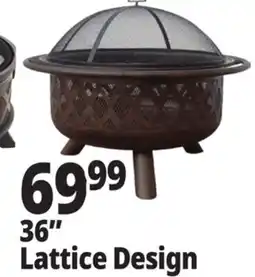 Ocean State Job Lot 36 Lattice Design Fire Pits & Grills offer