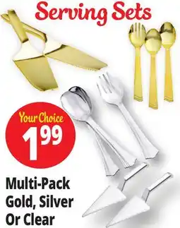 Ocean State Job Lot Smith & Callahan Clear Plastic Serving Utensils 4 Piece offer