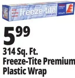 Ocean State Job Lot freeze-tite Premium Freezer Gauge Plastic Wrap 315 Sq ft offer