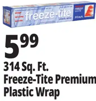 Ocean State Job Lot freeze-tite Premium Freezer Gauge Plastic Wrap 315 Sq ft offer