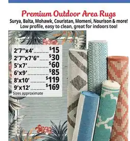 Ocean State Job Lot Premium Outdoor Area Rugs offer