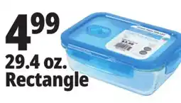 Ocean State Job Lot Glass Food Storage Container 29.5 oz offer