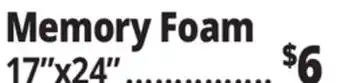 Ocean State Job Lot Memory Foam offer