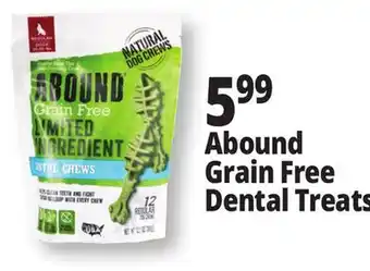 Ocean State Job Lot Abound Grain Free Dental Treats offer