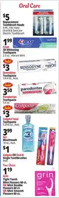 Ocean State Job Lot Oral Care offer