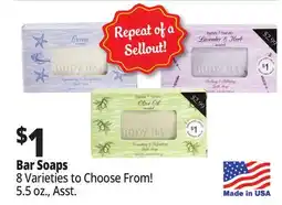 Ocean State Job Lot Nature 2 Nature Oatmeal Soothing Bath Soap 5.5 oz offer