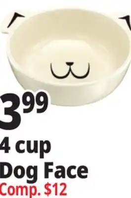 Ocean State Job Lot 4 cup Dog Face offer
