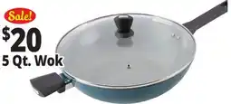 Ocean State Job Lot 5 Qt. Wok offer