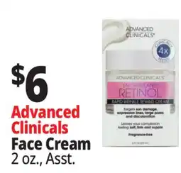 Ocean State Job Lot Advanced Clinicals Face Cream offer