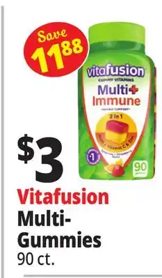 Ocean State Job Lot Vitafusion Multi-Gummies offer