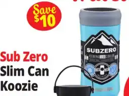 Ocean State Job Lot Sub Zero Slim Can Koozie offer